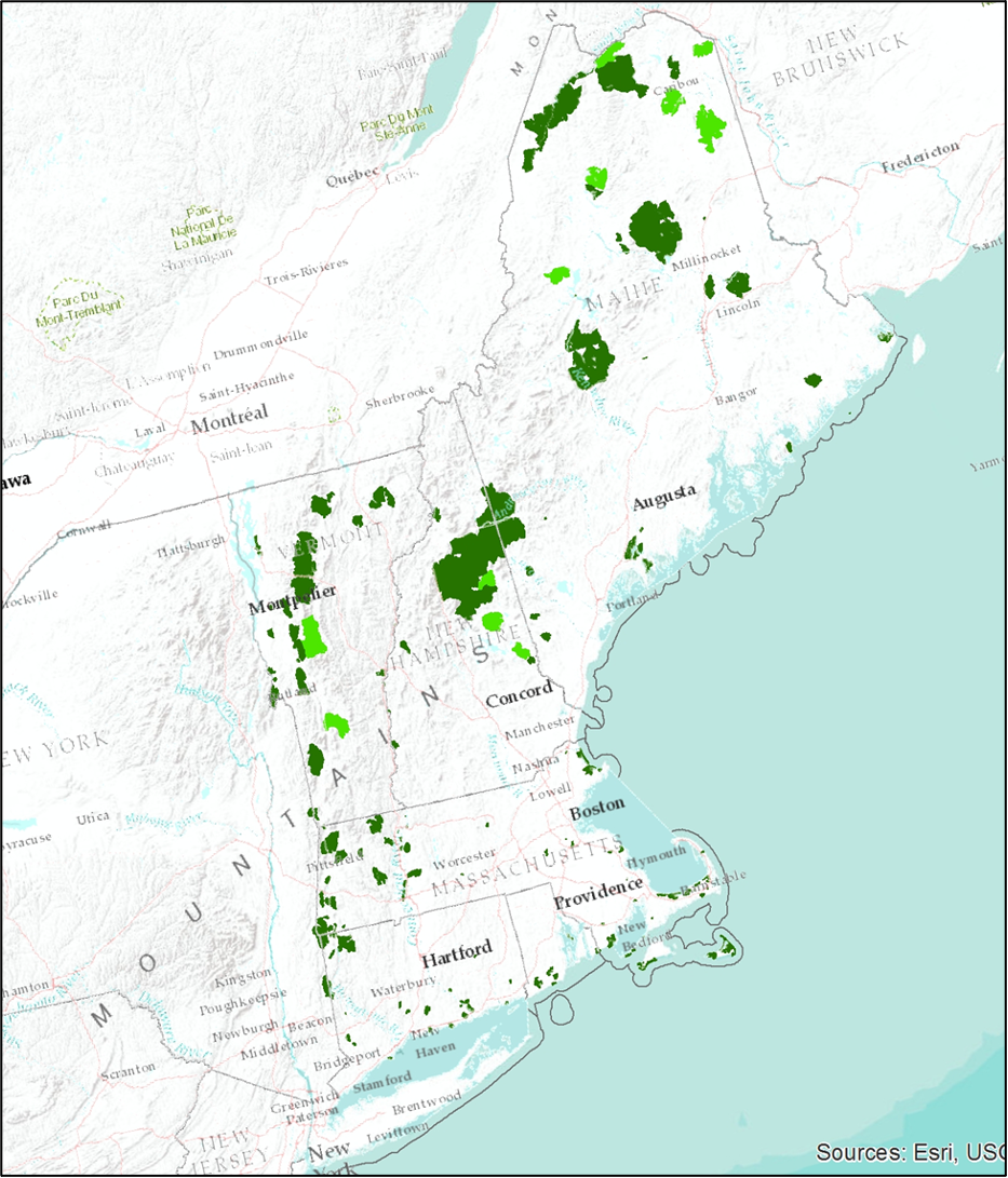 IPA map. Image courtesy of Native Plant Trust.