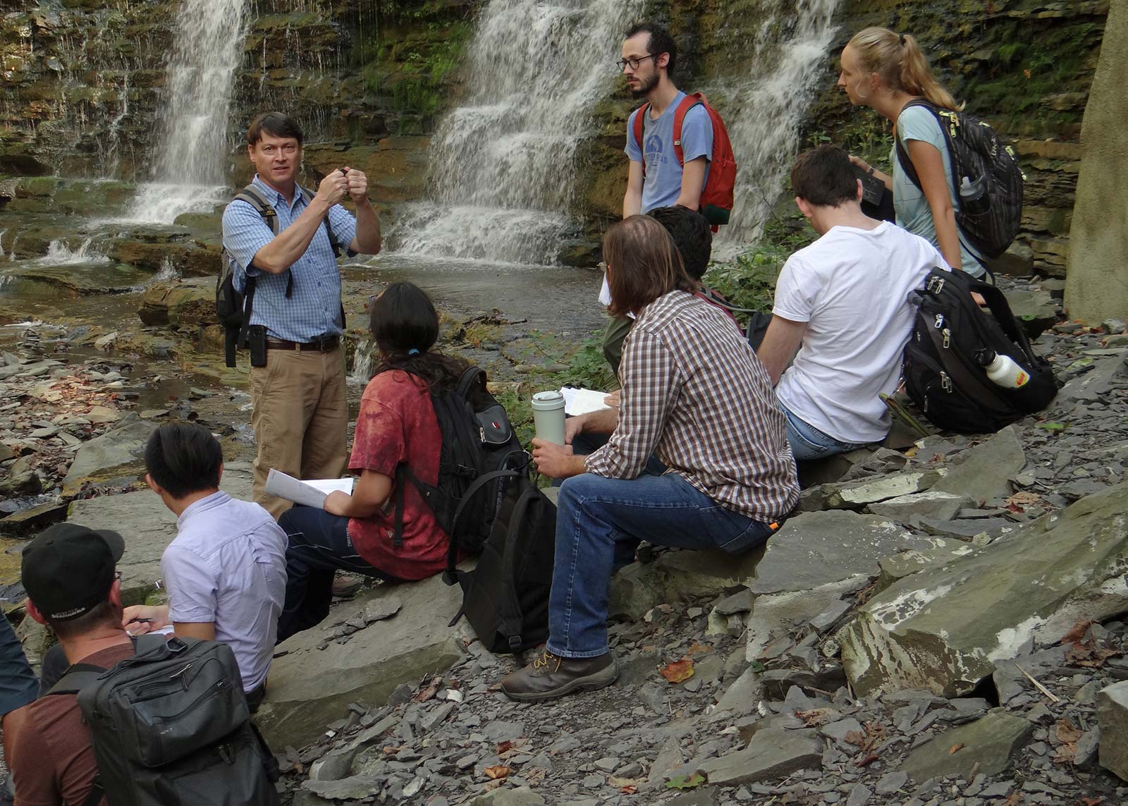 Todd teaching Restoration Ecology to Cornell students.