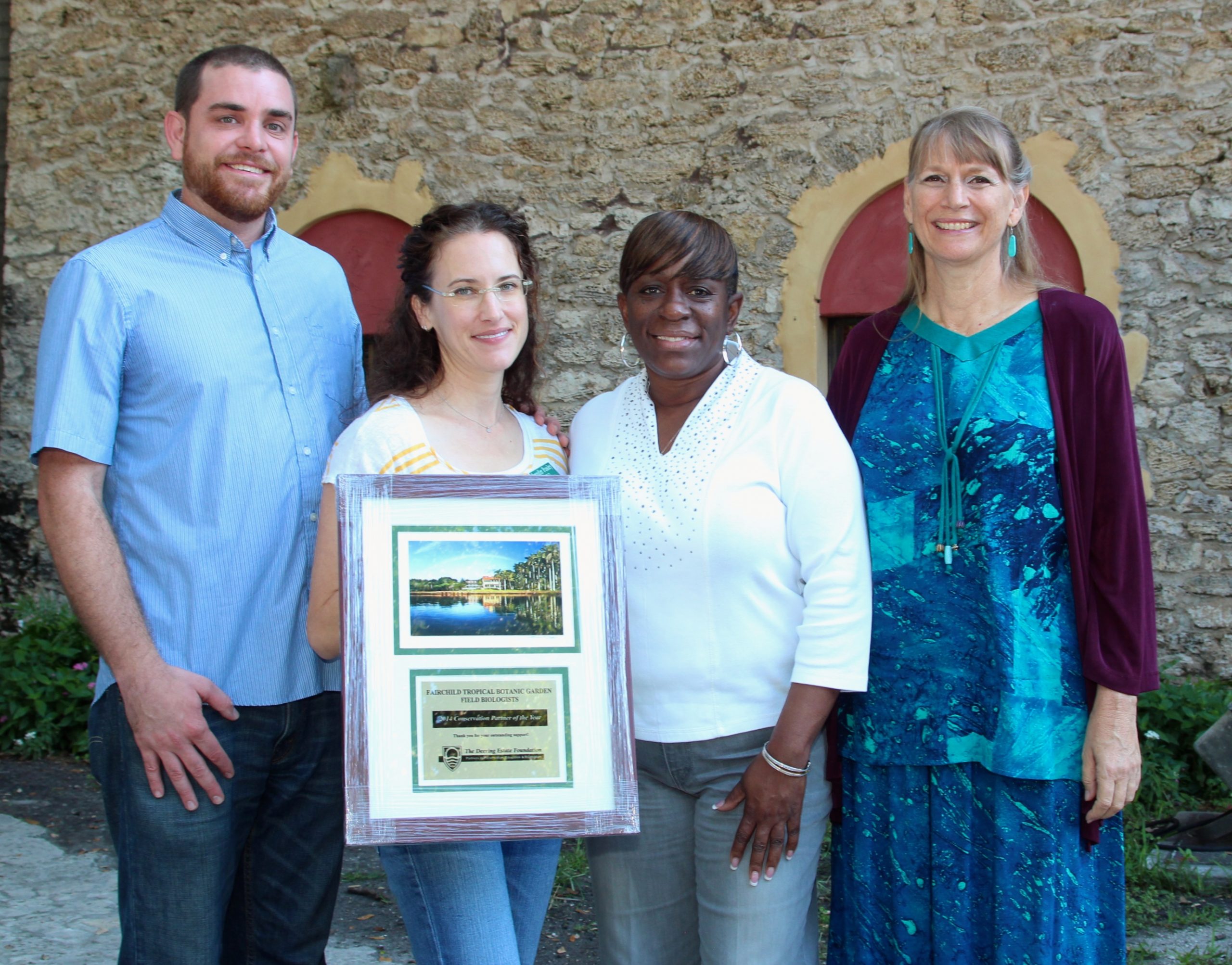 The Fairchild Tropical Botanic Garden field biologists earned the Conservation Partner of the Year Award from the Deering Estate Foundation under Joyce’s leadership.