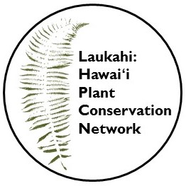 Laukahi: Hawai'i Plant Conservation Network logo.