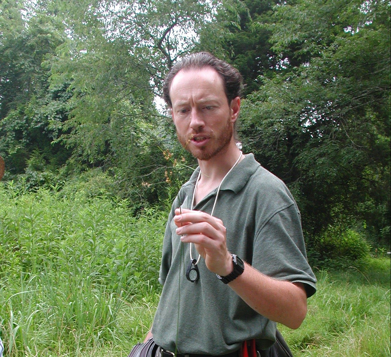 During the early years of the MSB Partnership, Michael conducted a seed collecting training course in Virginia.