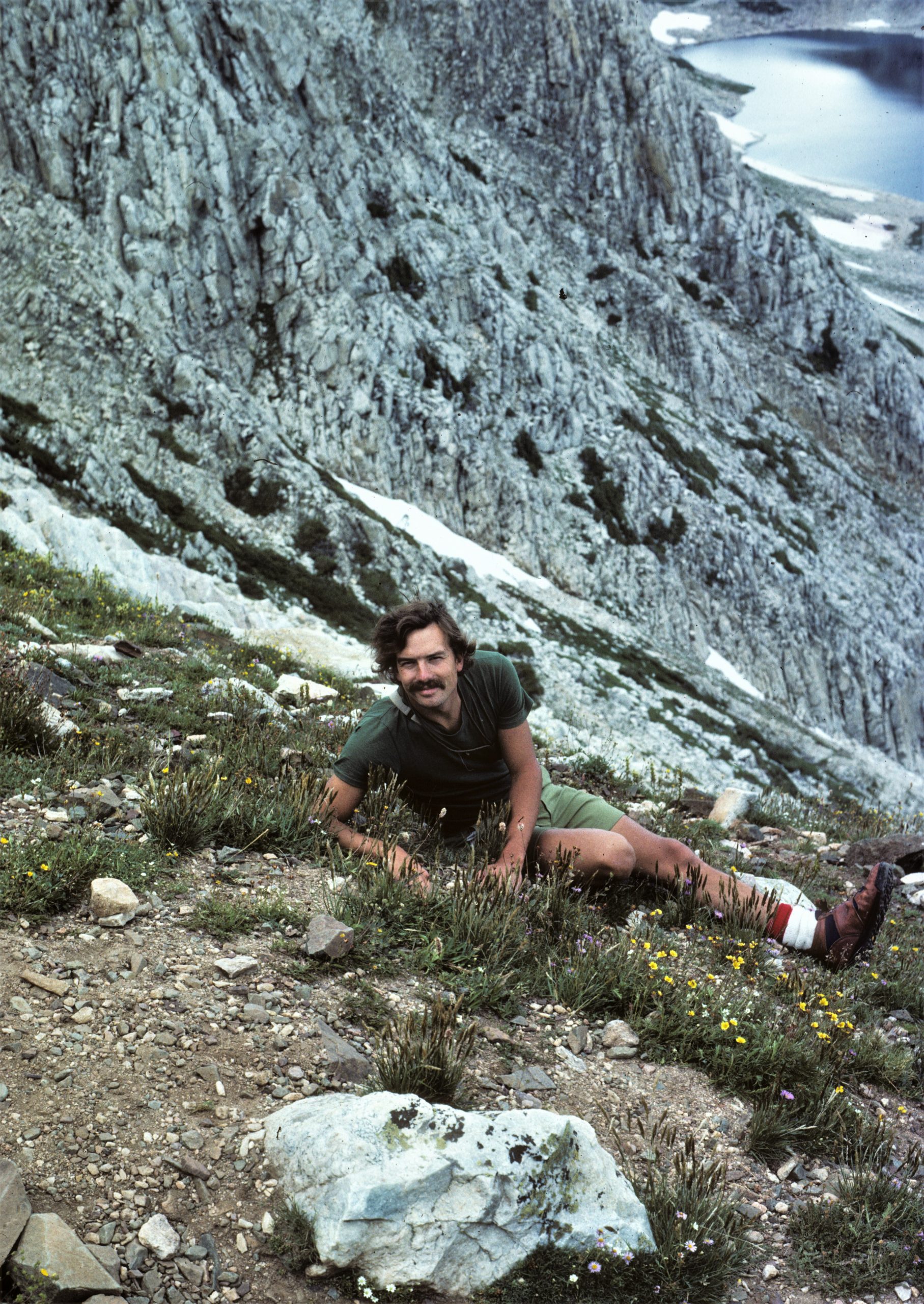 Johnny in the Colorado Rockies in the days of his academic career.