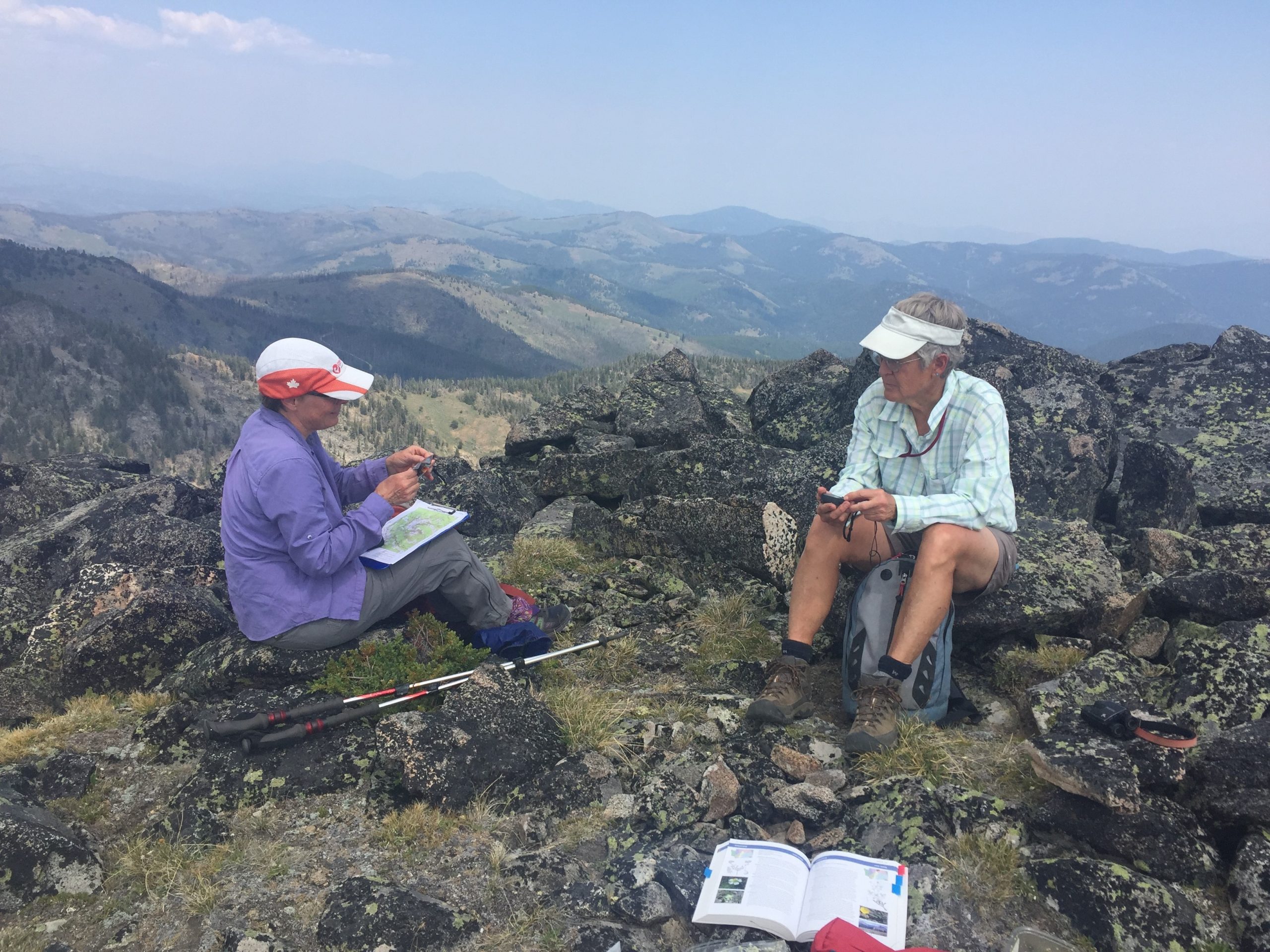 Rare Care volunteers discuss notes