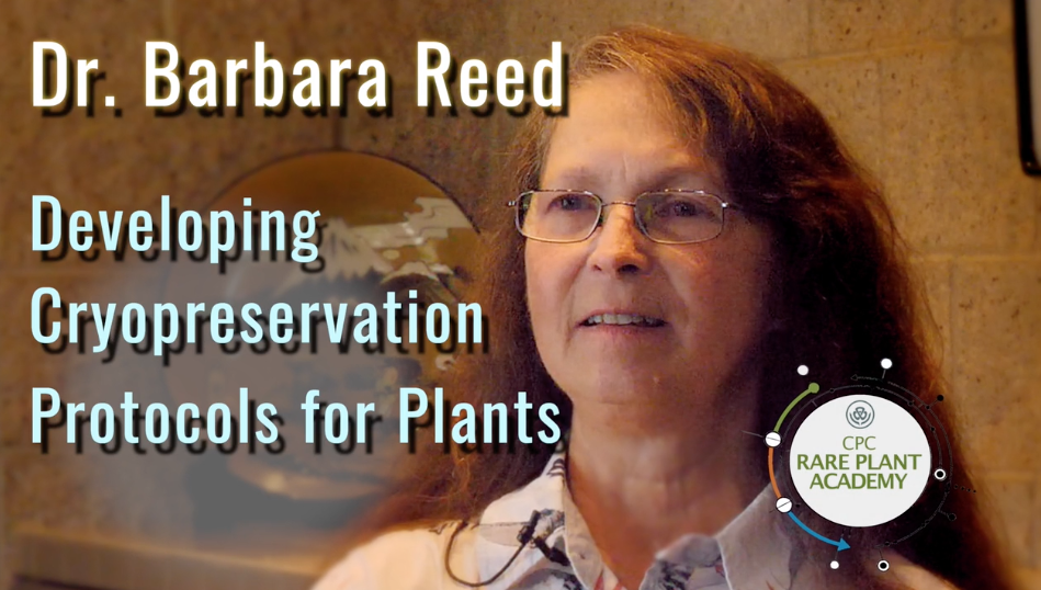 Screenshot from 'Dr. Barbara Reed interview: Developing Cryopreservation Protocols for Plants'